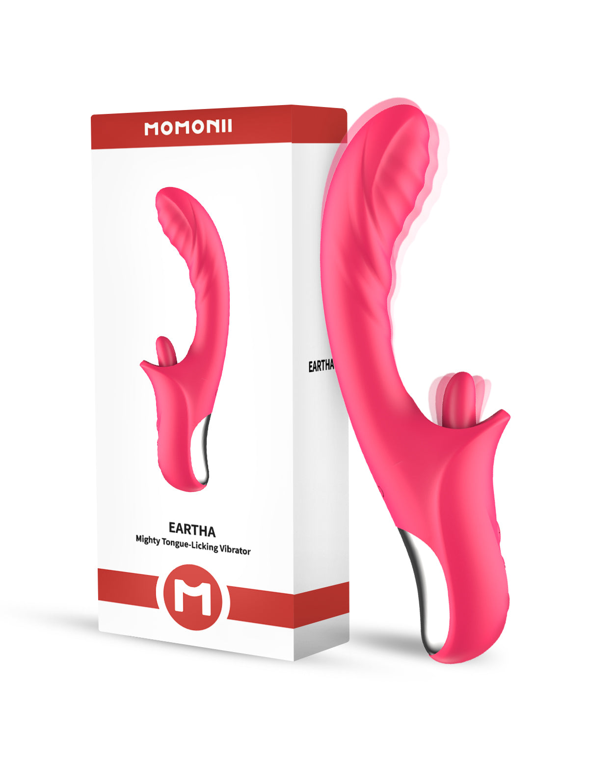 MOMONII Eartha  蜜豆震動棒 舌舔・加熱・超刺激 一個滿足　成人用品 | 成人玩具